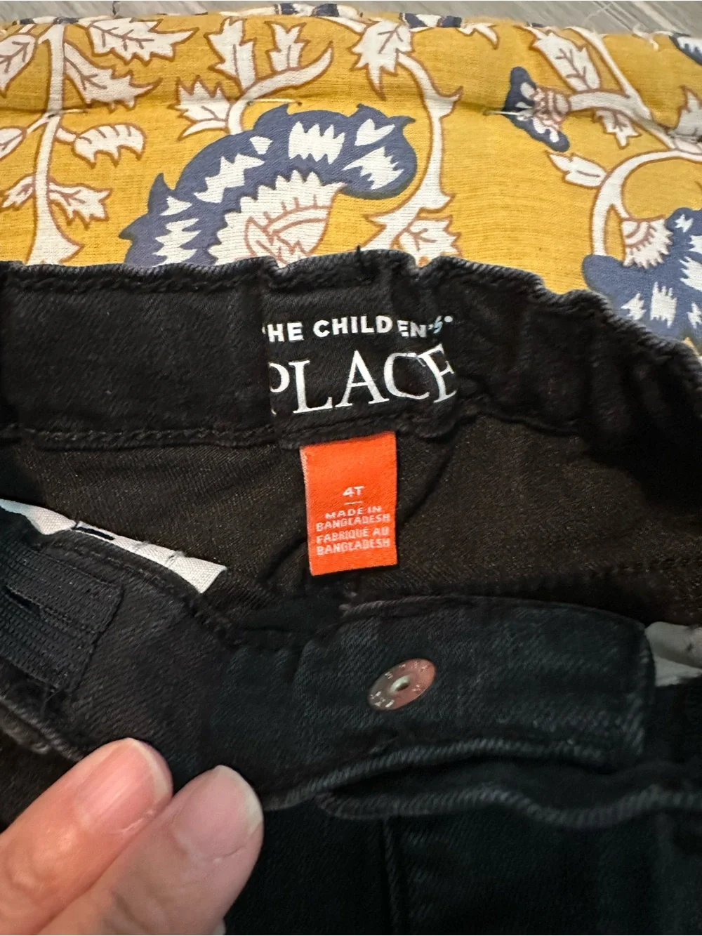 The Children's Place Black Denim Shorts for Kids